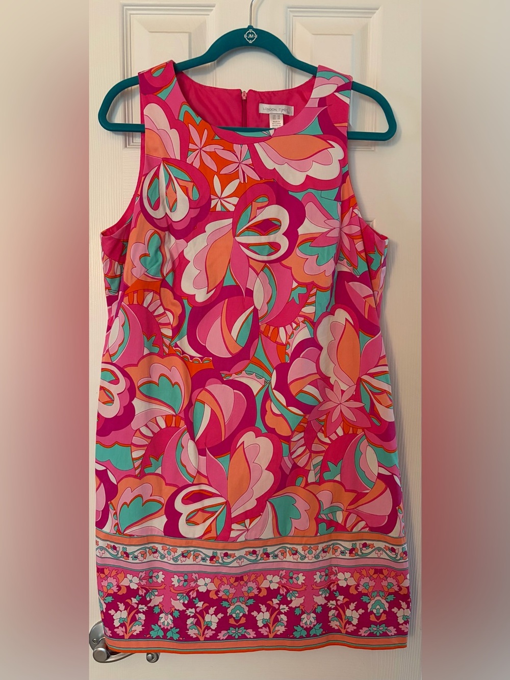 London Times Multi-Color Floral Dress